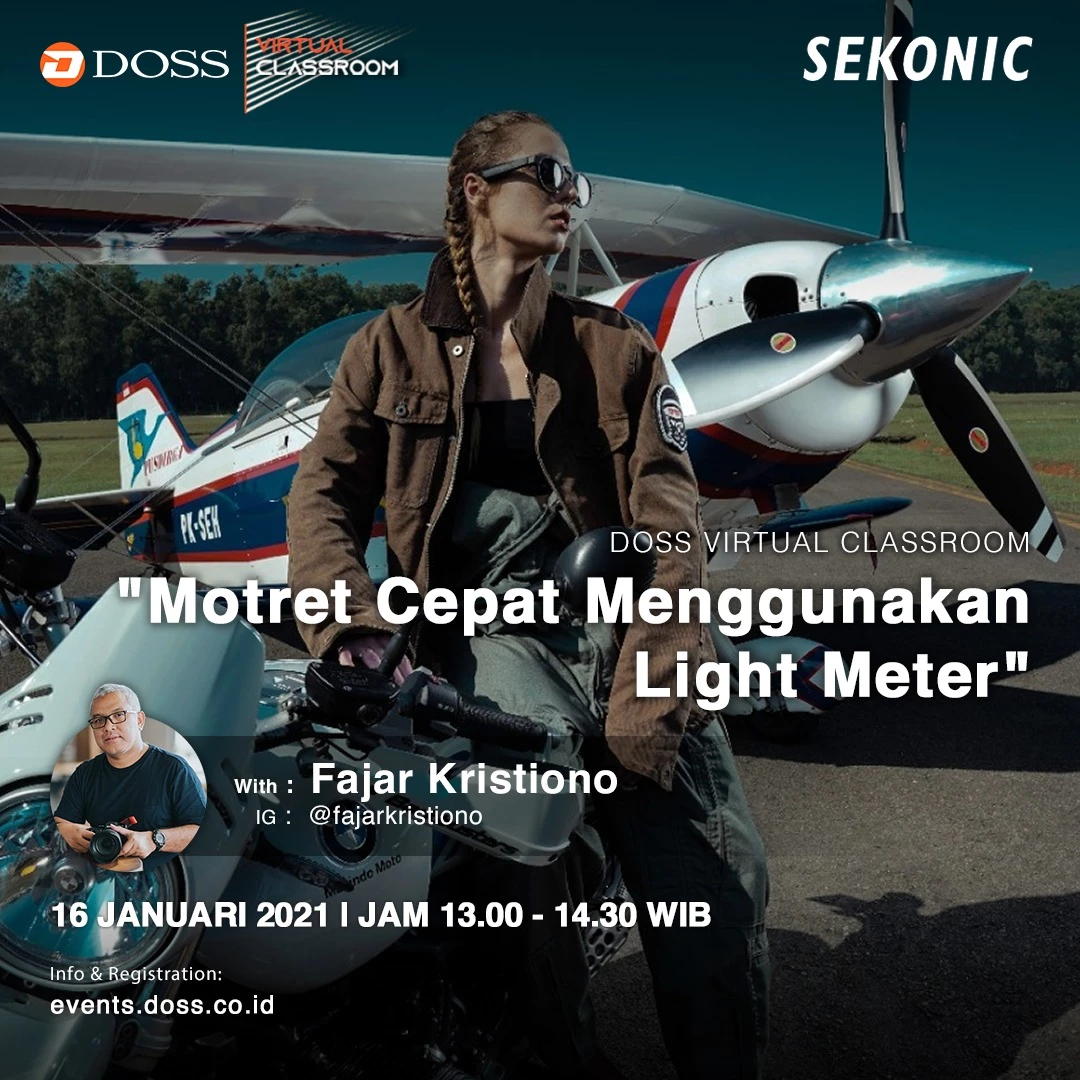 DOSS Virtual Classroom #65 x Sekonic Indonesia || Motret Cepat Menggunakan Light Meter -  Fajar Kristiono