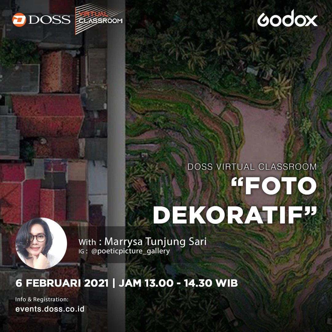 DOSS Virtual Classroom #67 || Decorative Photography Workshop - Marrysa Tunjung Sari