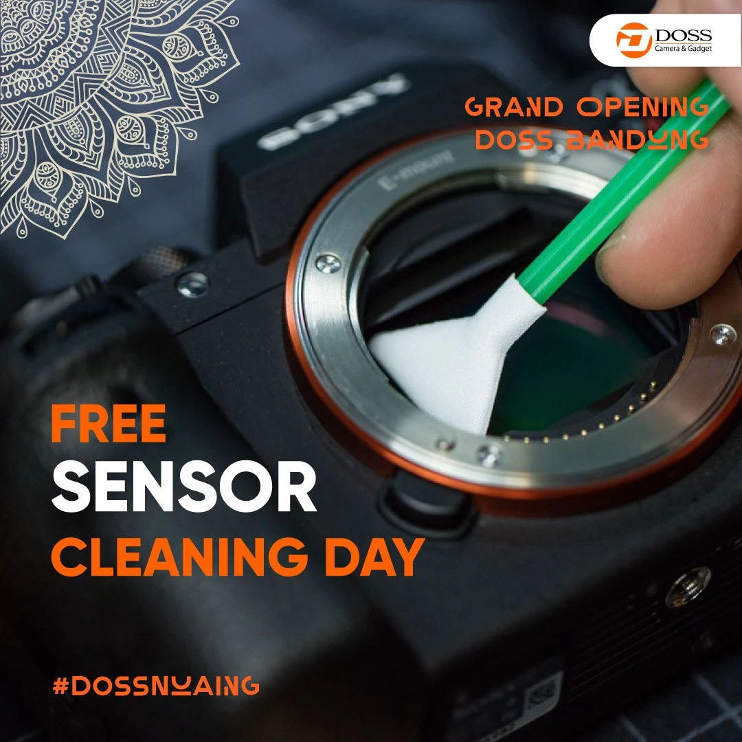 Yuk Bersihkan Sensor Kamera Kamu GRATIS di Sensor Cleaning Day di DOSS Bandung 27-30 Oktober 2021