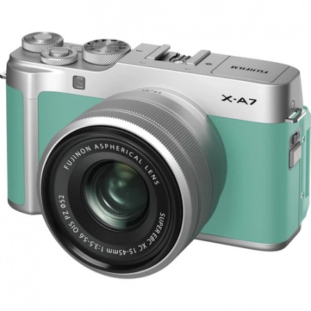 Jual Fujifilm X-A7 Mirrorless Digital Camera with 15-45mm Lens (Mint Green)  Harga Terbaik