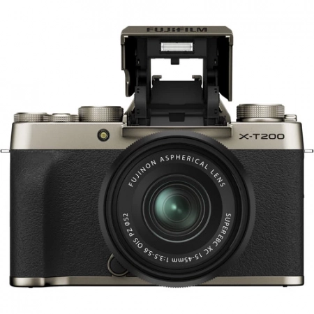 FUJIFILM X-T200 レンズキット シャンパンゴールド