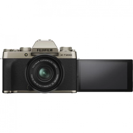 Fujifilm X-T200 シャンパンゴールドXC 15-45mm Jual Fujifilm X-T200 Mirrorless Digital Camera with XC 15