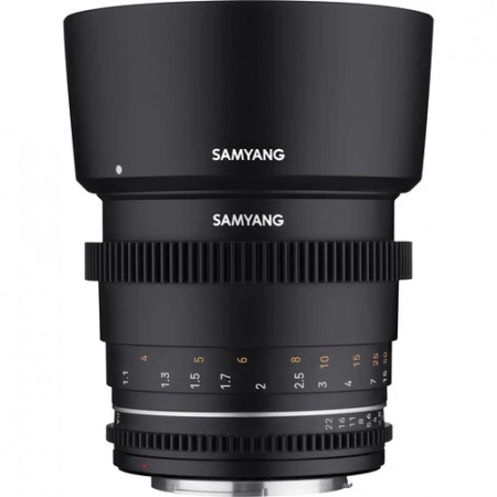 Samyang 85mm T1.5 VDSLR MK2 Cine Lens for Canon EF