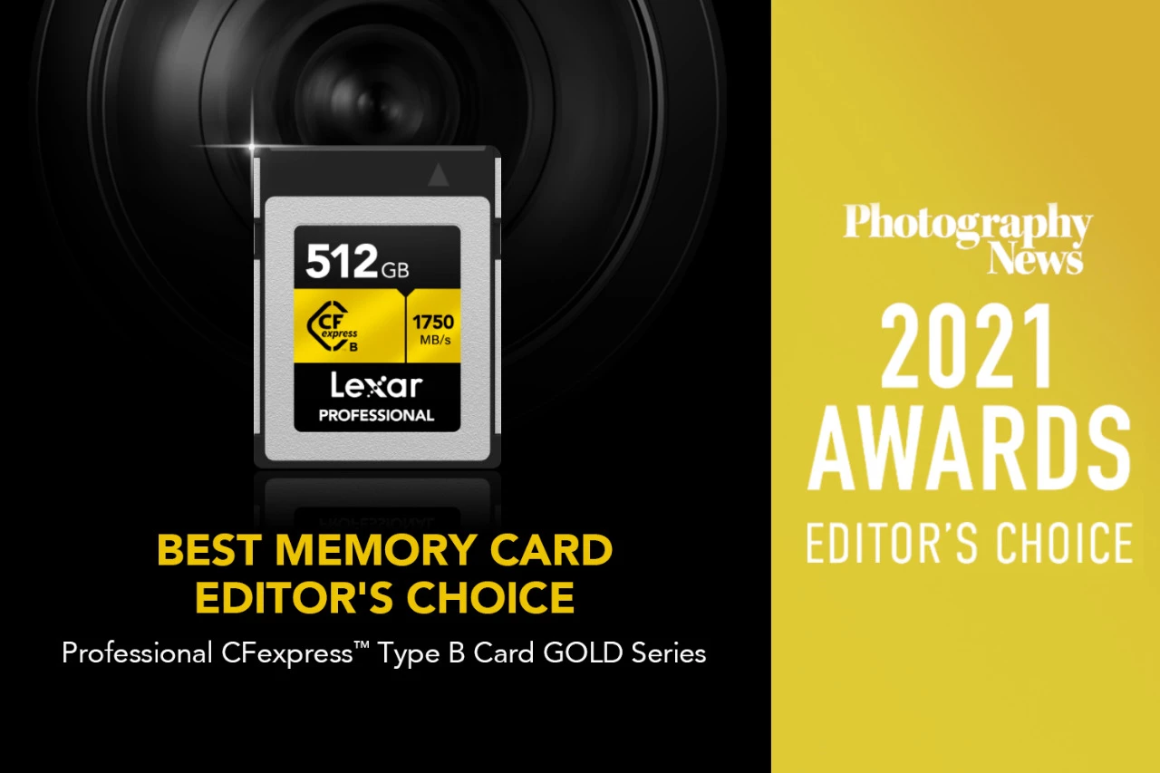 Lexar Professional CFexpress Type B Gold Series Memory Card Next Gen Pemenang Photography News 2021 Awards