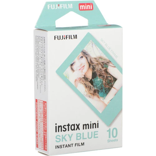 Fujifilm Instax Paper Mini Sky Blue 10 Sheet