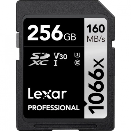 Lexar 256GB Professional 1066x SDXC UHS-I Memory Card