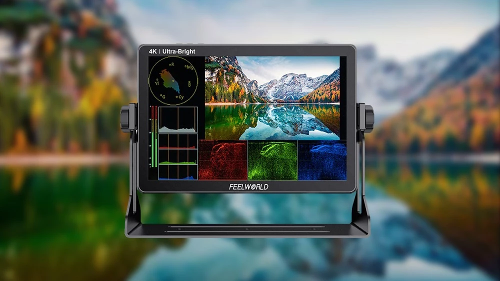 FEELWORLD baru-baru ini merilis director monitor 10,1” baru, LUT11S. Ini menawarkan layar 1920x1200 besar dengan kecerahan maksimum 2000 nits, koneksi HDMI dan 3G-SDI.