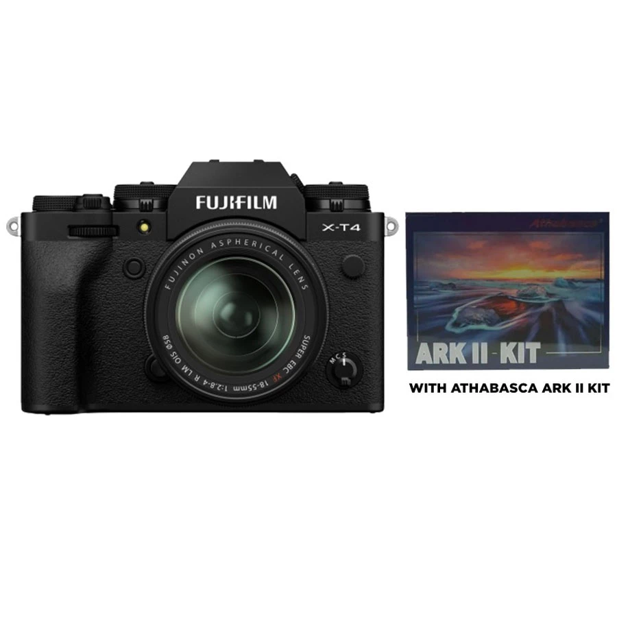 Fujifilm X-T4 Mirrorless Camera Kit 18-55mm Lens Black Landscape Package