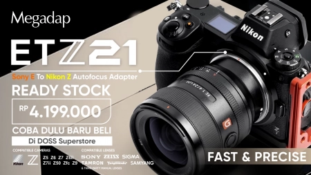 MEGADAP ETZ21 Sony E To Nikon Z Autofocus Adapter