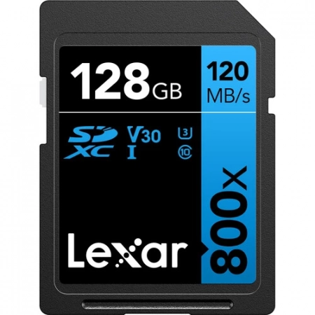Lexar 128GB Professional 800x SDXC UHS-I Memory Card