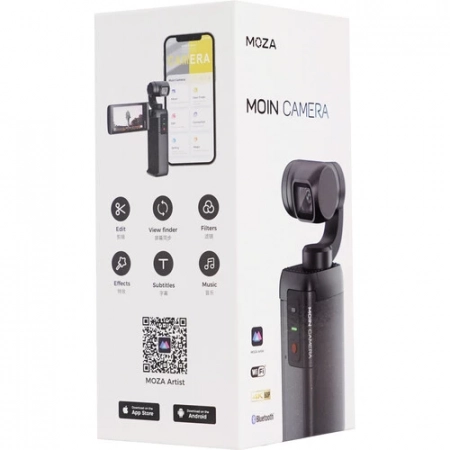 Jual Moza Moin Pocket Camera 4K Handheld 3 Axis Gimbal Stabilizer Action  Camera Harga Terbaik