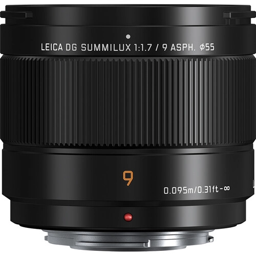 Panasonic Leica DG Summilux 9mm f1.7 ASPH. Mirrorless Lens