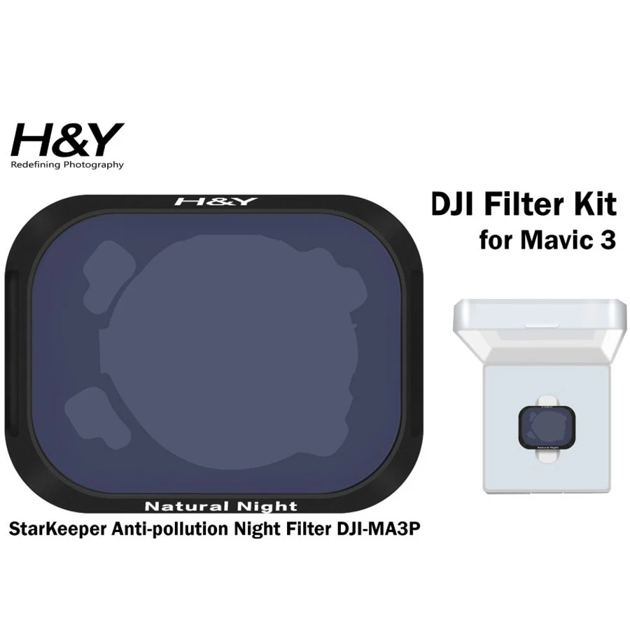 H&Y DJI Filter for Mavic 3 StarKeeper Anti-pollution Night Filter DJI-MA3P