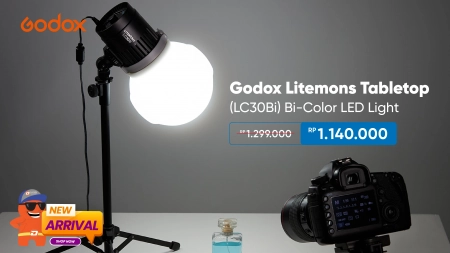 [#11704] Godox Litemons Tabletop LC30Bi Bi-Color LED Light