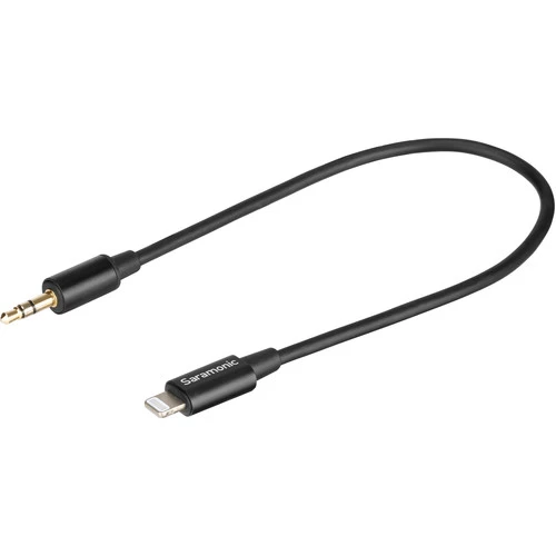 Saramonic SR-C2000 3.5mm TRS Male to Lightning Adapter Cable for Audio to iPhone