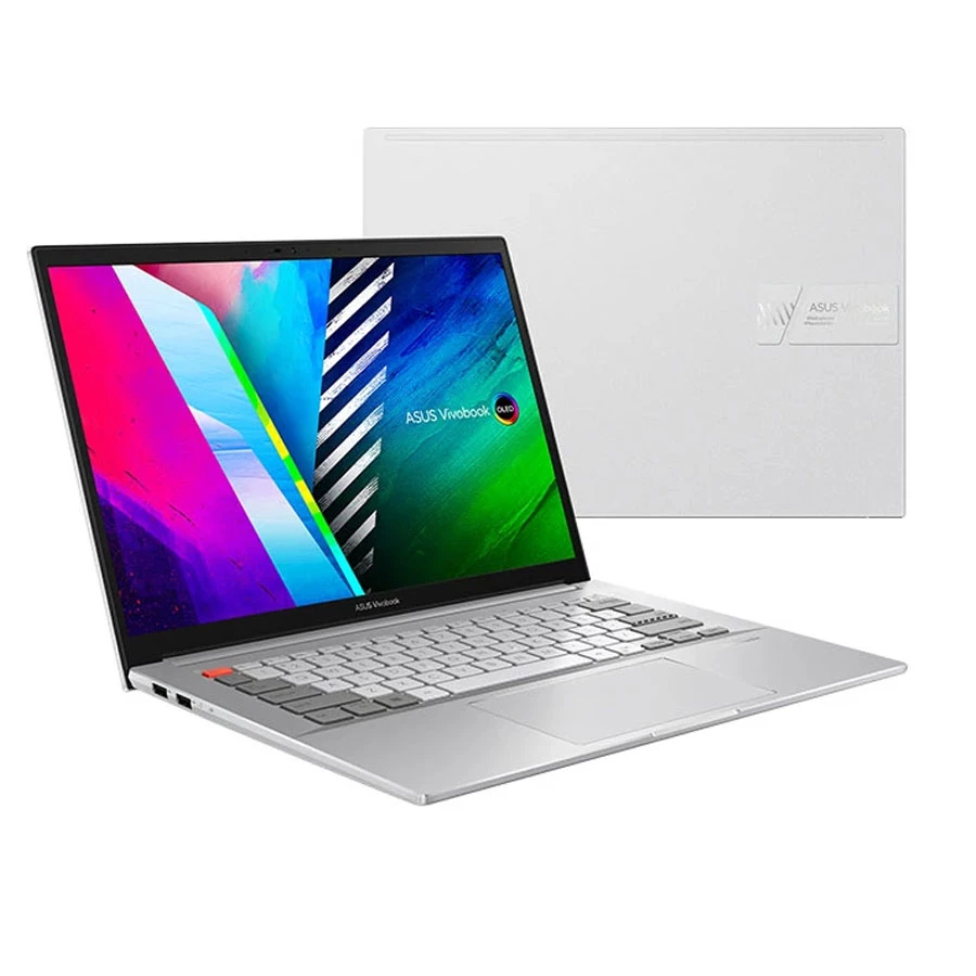 Asus Vivobook Pro M7400QE-OLED714 14 Inch 14X OLED AMD Ryzen 7-5800H 16GB RAM 1TB SSD 4GB VGA Win 11 Home+OHS 2021 Meteor White