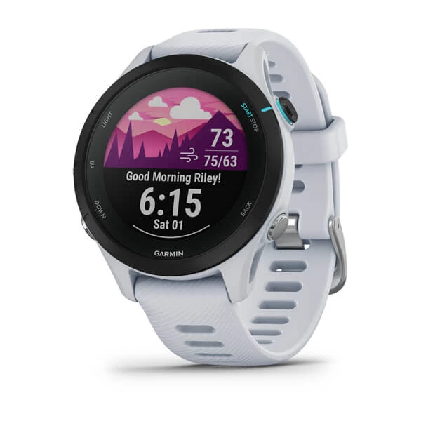 Garmin Forerunner 255S Music, Sport SmartWatch WiFi, GPS, Whitestone, Rabbit