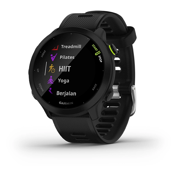 Garmin Forerunner 55, Sport SmartWatch GPS, Black