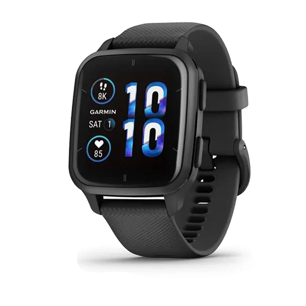 Garmin Venu Sq 2, Smartwatch Music, Black Slate