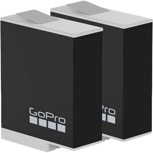 GoPro Enduro Rechargeable Li-Ion Batteries for Select HERO 12/11/10/9 Black  (2-Pack)