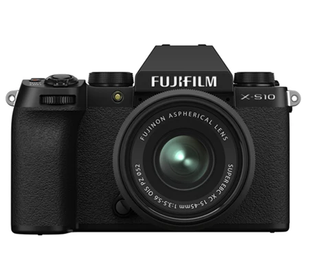 Fujifilm X-S10 Mirrorless Digital Camera Kit XC 15-45mm f3.5-5.6 OIS PZ