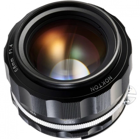 Jual Voigtlander Nokton 58mm F1.4 Lens Sl-II S AIS For Nikon Black  