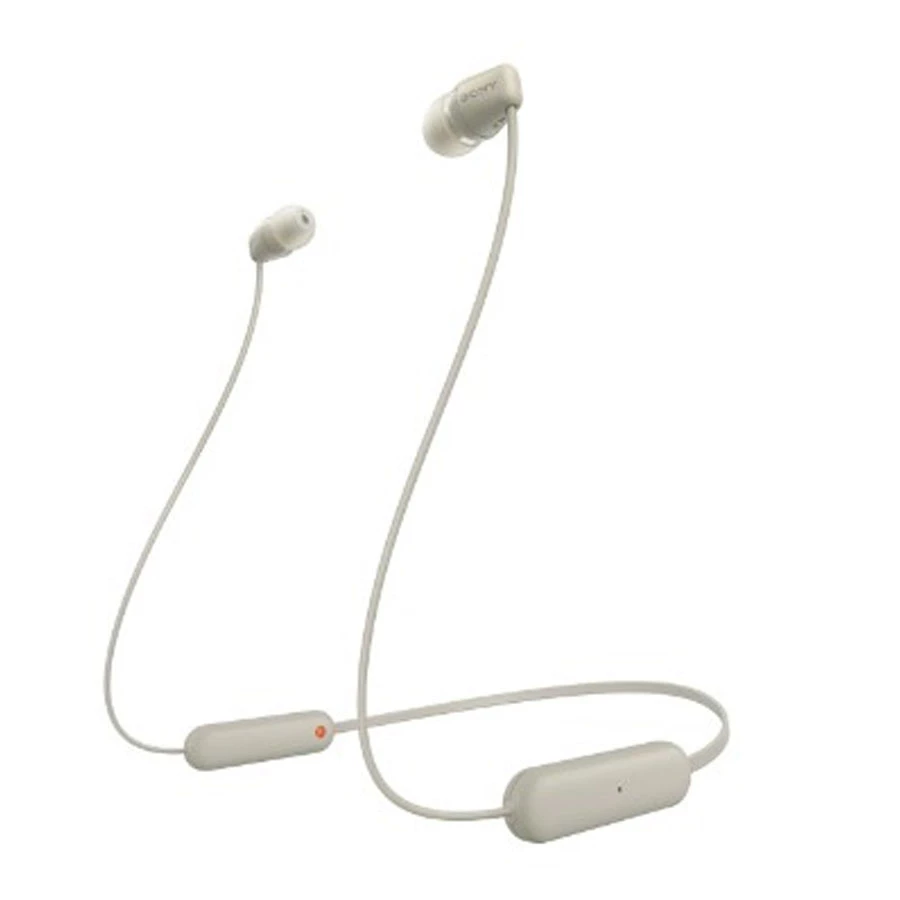 Sony WI C100 Wireless In-Ear Headphones Taupe