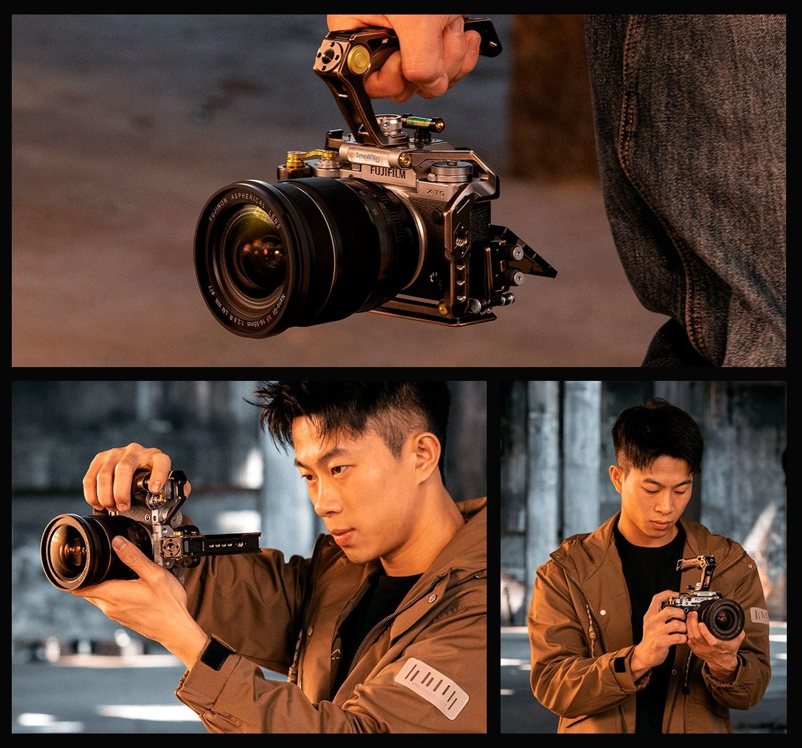 Smallrig yang membuat Cage dan Handheld Cage khusus Fujifilm X-T5  dengan gaya klasik sehingga membuat kamera Fujifilm X-T5 makin keren dengan tampilan retro.