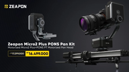 [#12311] Zeapon Micro2 Plus PONS PT Kit: Motorized Micro2 Plus+PONS PT Motorized Pan Head