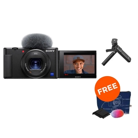 極美品】 SONY VLOGCAM ZV-1 純正バッテリー付き-