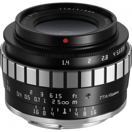 TTartisan 23mm f1.4 Lens For Nikon Z Black -Silver (APS-C)