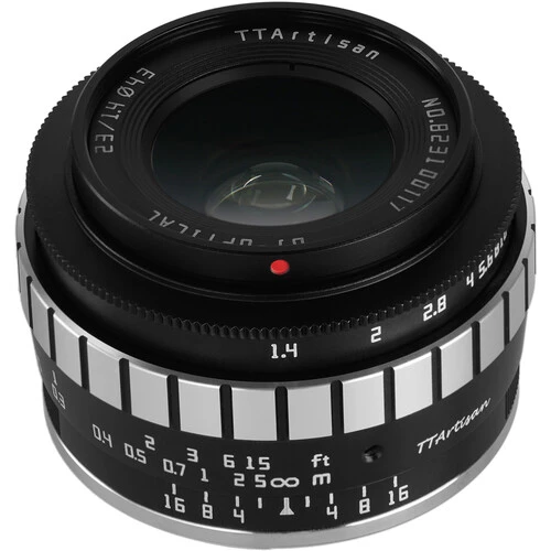 TTartisan 23mm f1.4 Lens For Leica L Black -Silver (APS-C)