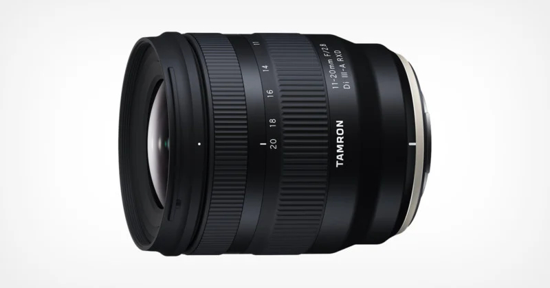 Tamron sedang mengembangkan 11-20mm f/2.8 Di III-A RXD (Model B060) untuk Fujifilm X-mount, yang digambarkannya sebagai lensa zoom sudut lebar dan ringan.