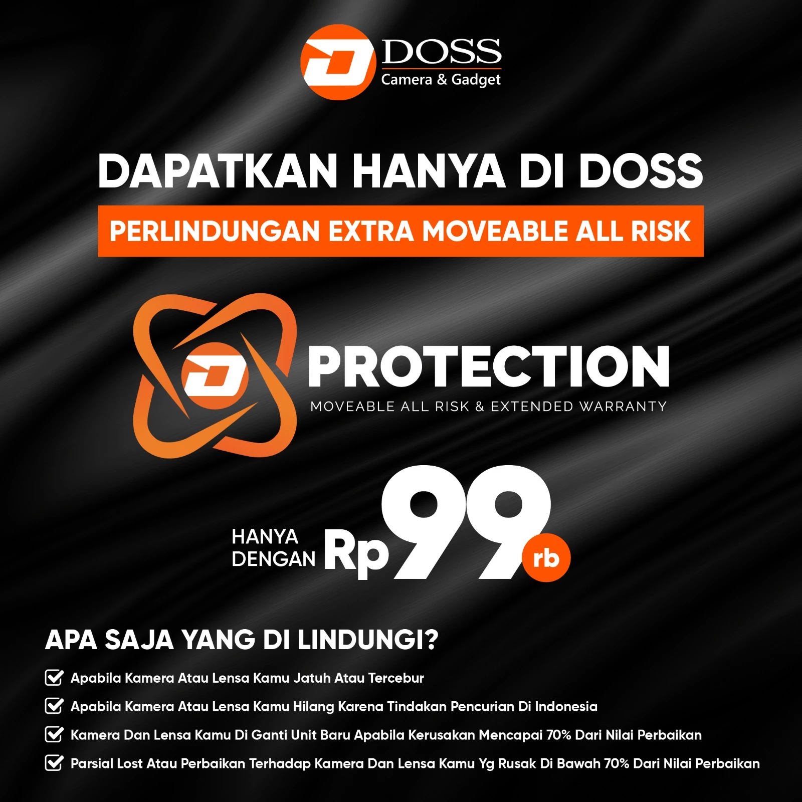 DOSS Protection Bikin Kamu Makin Aman Belanja Kamera & Lensa di DOSS