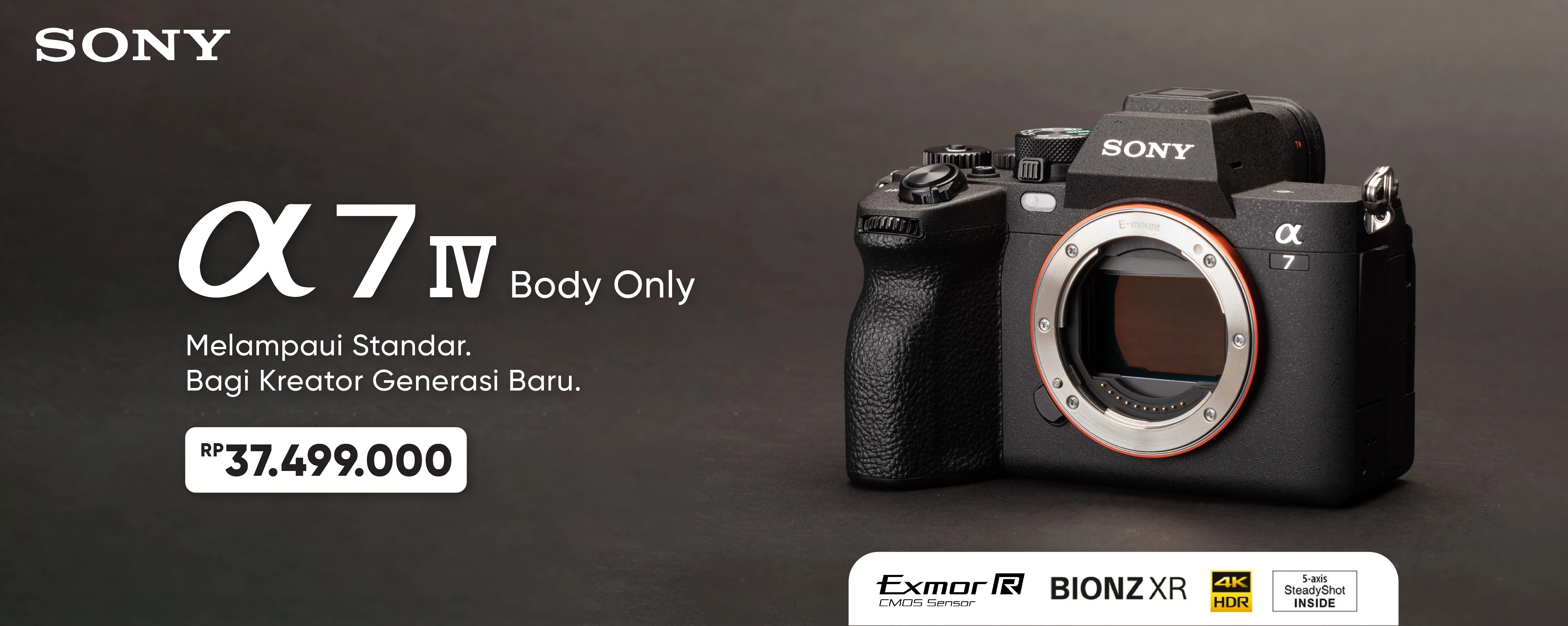 Sony A7IV Mirrorless Camera Body Only