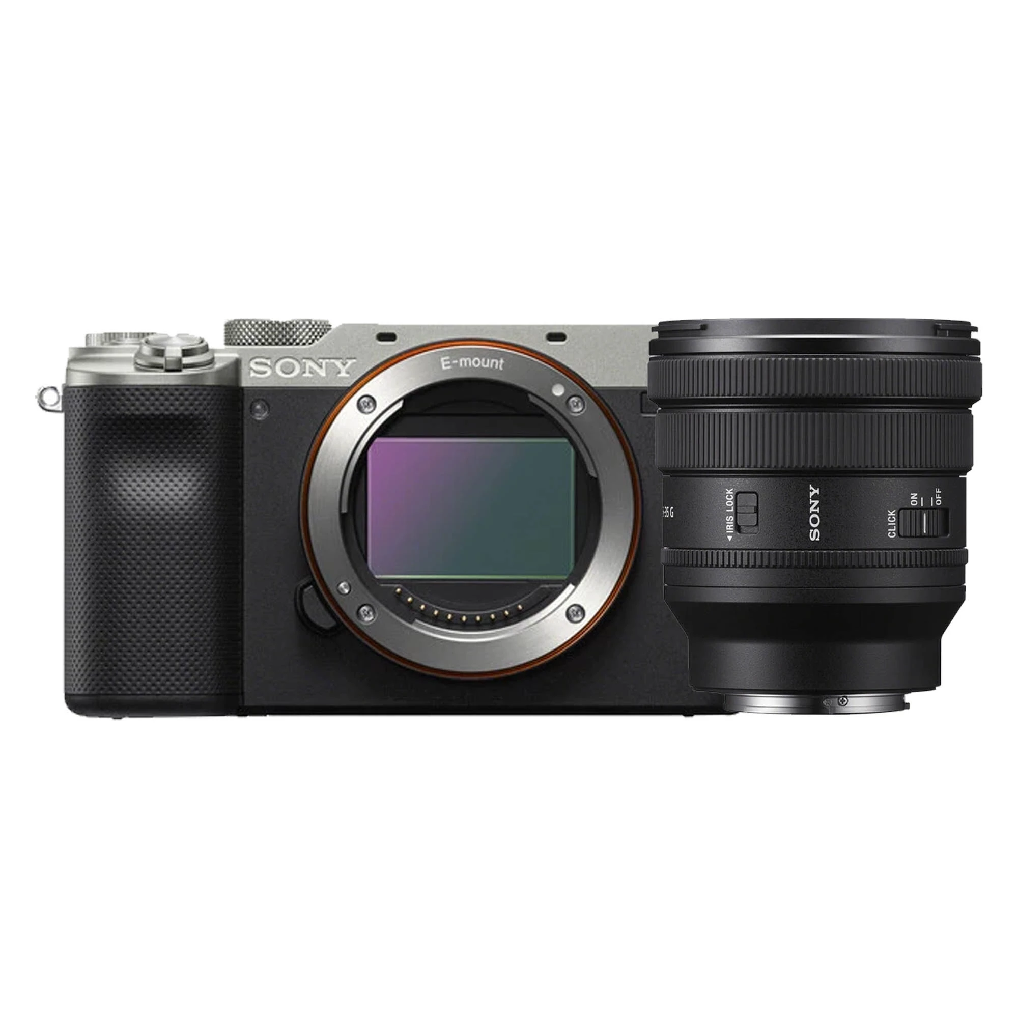 Sony Alpha a7C Mirrorless Digital Camera Body Only (Silver) With Sony FE PZ 16-35mm f4 G Lens