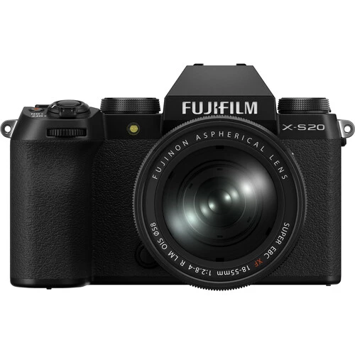 Fujifilm X-S20 Mirrorless Camera with 18-55mm Lens Black