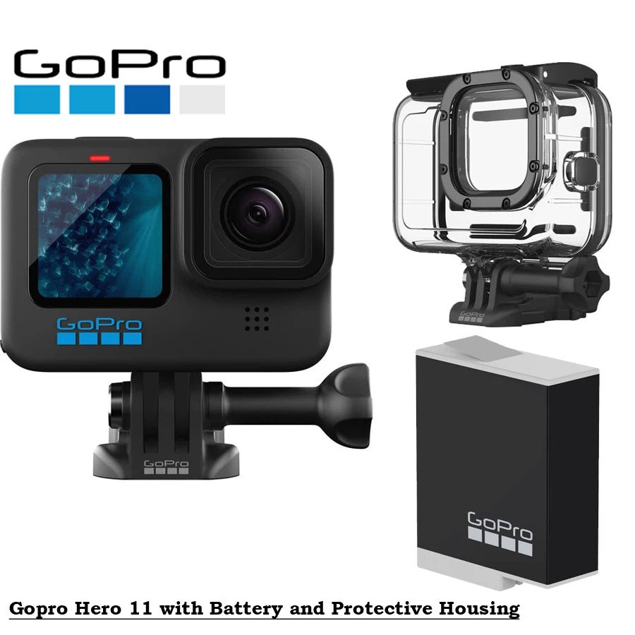 Gopro Hero 11 with Battery and Protective Housing