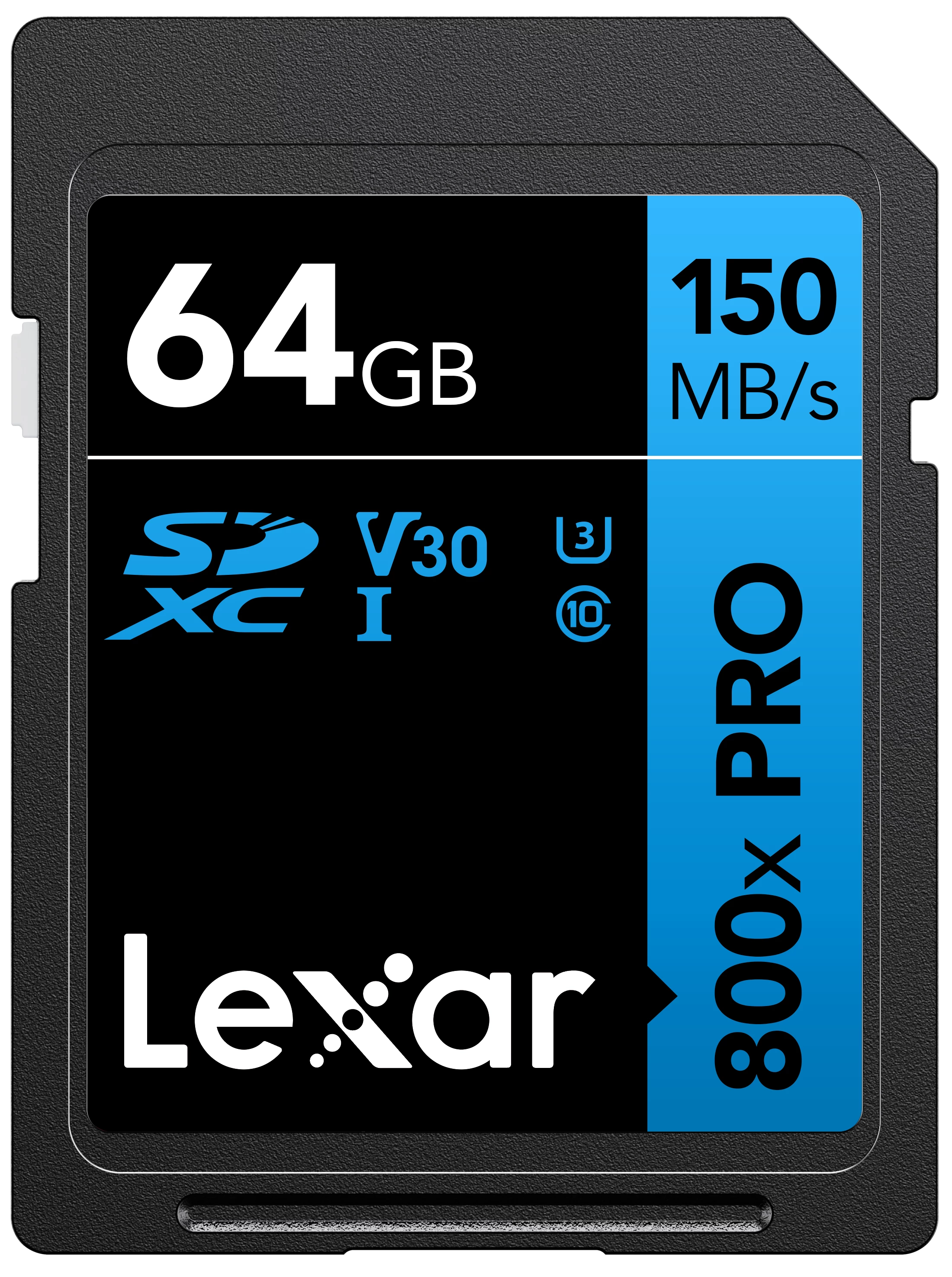 Lexar 64GB 800x PRO UHS-I SDXC Memory Card 150MB/S