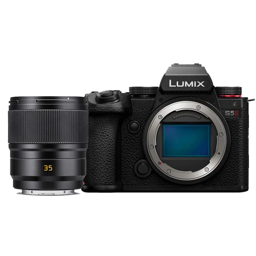 Panasonic Lumix S5 II Mirrorless Camera with Leica Summicron-SL 35mm f2 ASPH Mirrorless Lens 11192