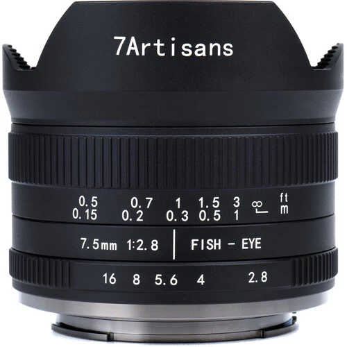 7Artisan 7.5mm F2.8 II Sony E Mount (Black)