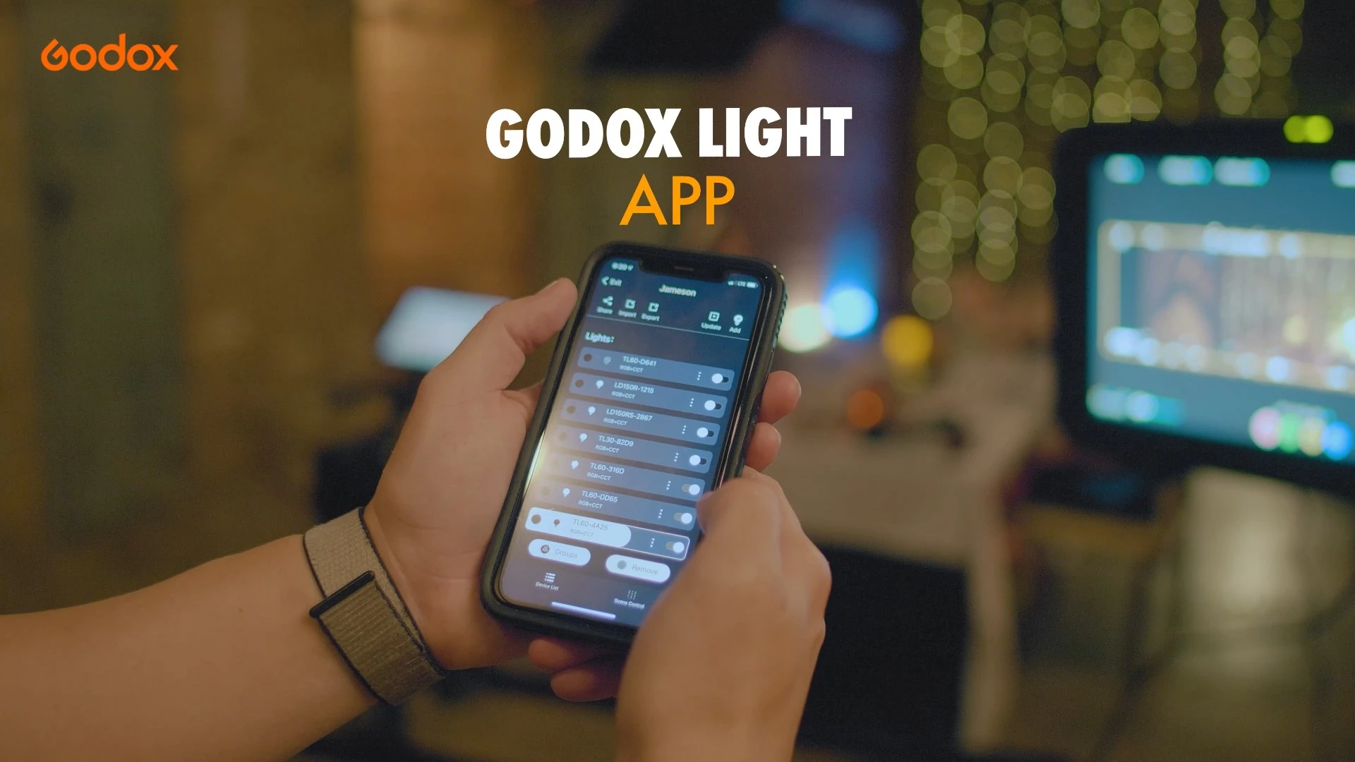 Aplikasi Godox Light dirancang untuk bekerja dengan produk pencahayaan Godox tertentu yang mendukung kontrol dan konektivitas nirkabel.