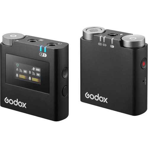 Godox Virso 2.4G Wireless Microphone System (One Transmitter and Receiver)