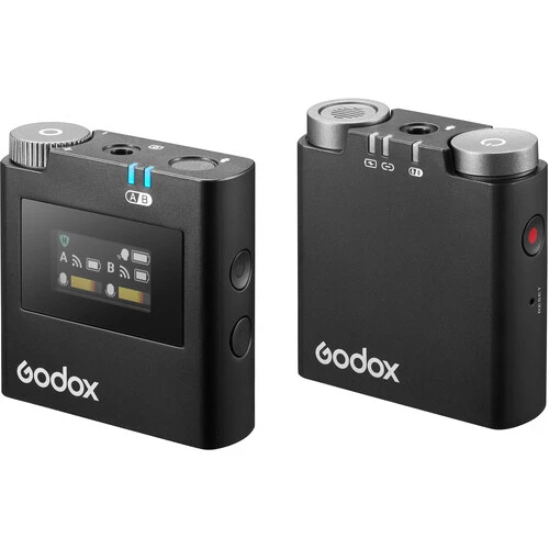 Godox Virso 2.4G Wireless Microphone System (One Transmitter and Receiver for Sony)