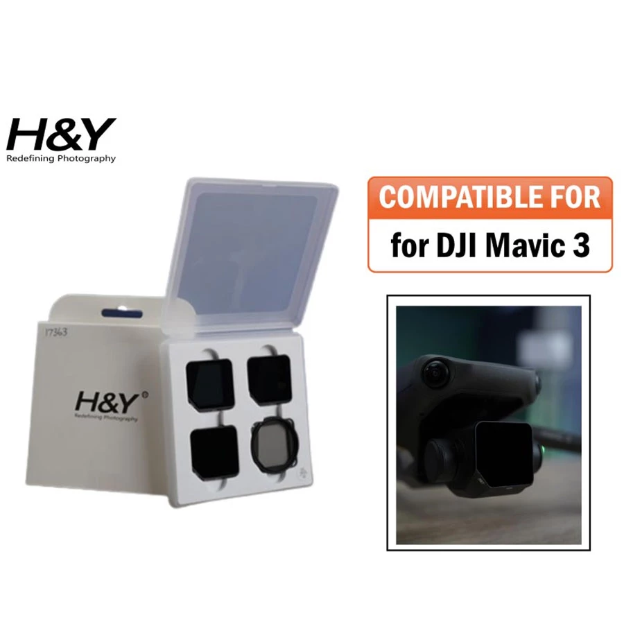 H&Y DJI Filter Kit for Mavic 3 (ND8/ND16/ND32/MRC CPL) DJI-MA3K