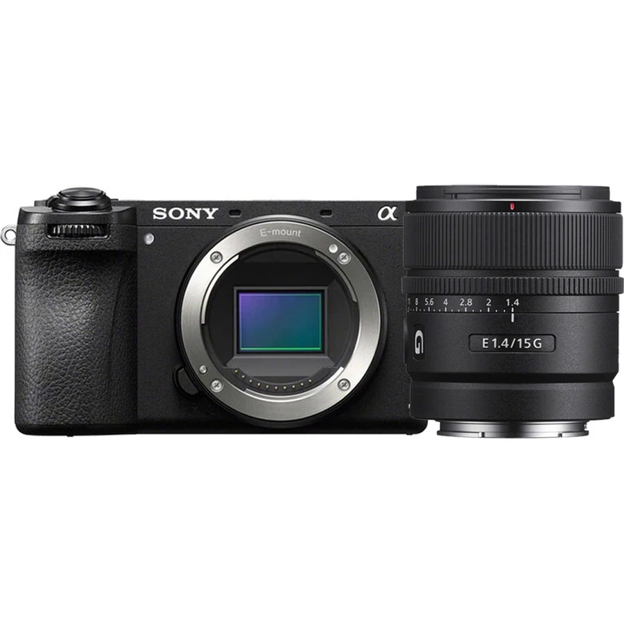 a6700 Mirrorless Camera Body Only with Sony E 15mm f1.4 G Mirrorless Lens