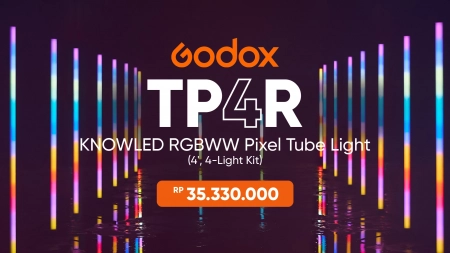 [#13956] Godox TP4R Pixel RGB LED Tube Light (4', 4-Light Kit)