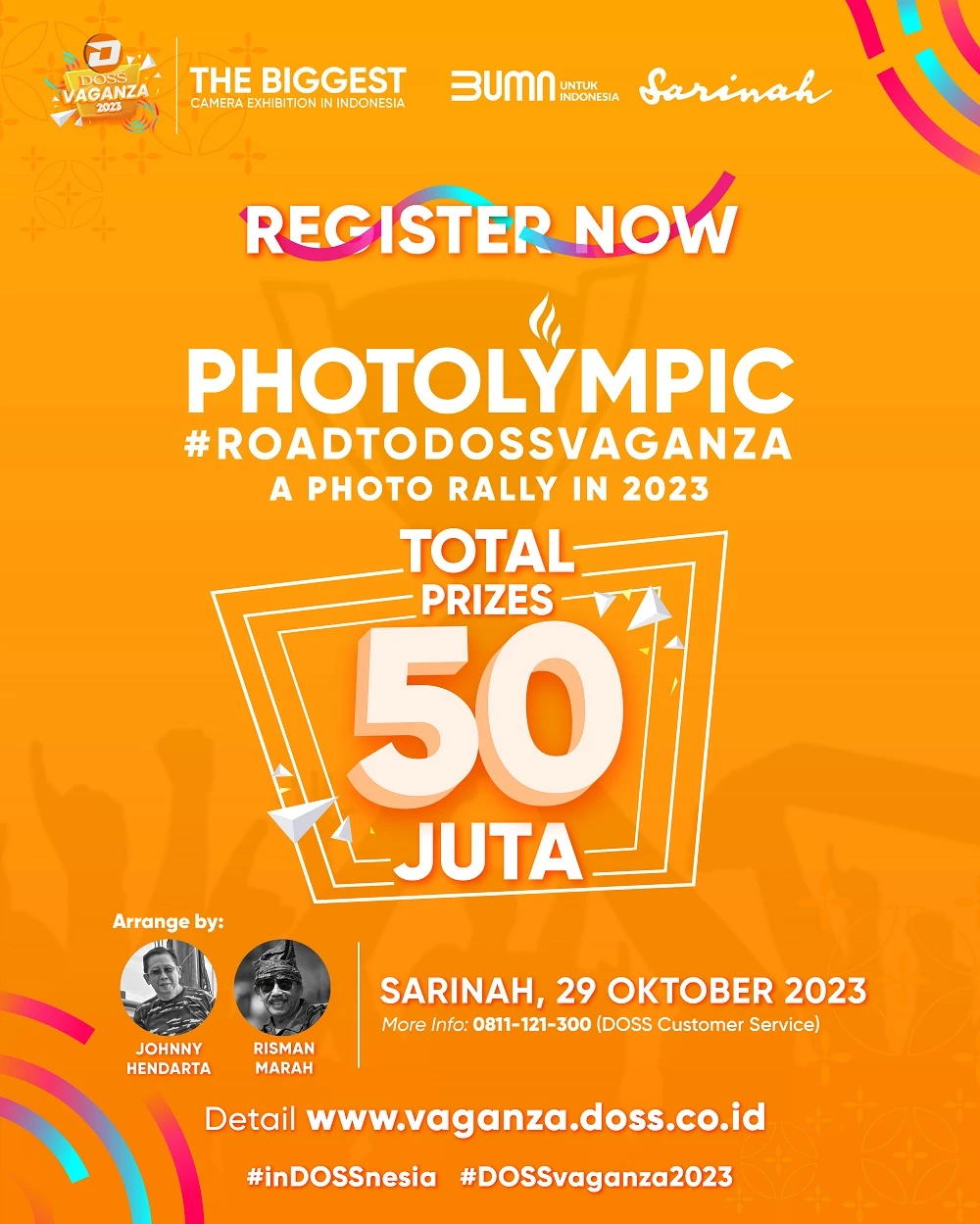 Hai Sahabat DOSS yuk ikutan lomba foto Event Photolympic Spesial Road To DOSS Vaganza 3