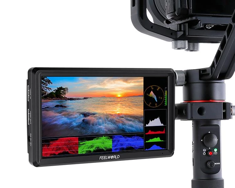 Jual FEELWORLD FW568 V3 6-inch 3D LUT Camera Field Monitor