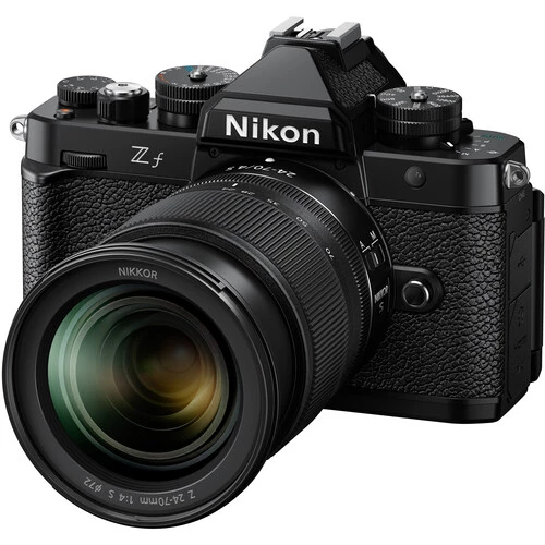Nikon Zf Mirrorless Camera Black with 24-70mm f4 Lens